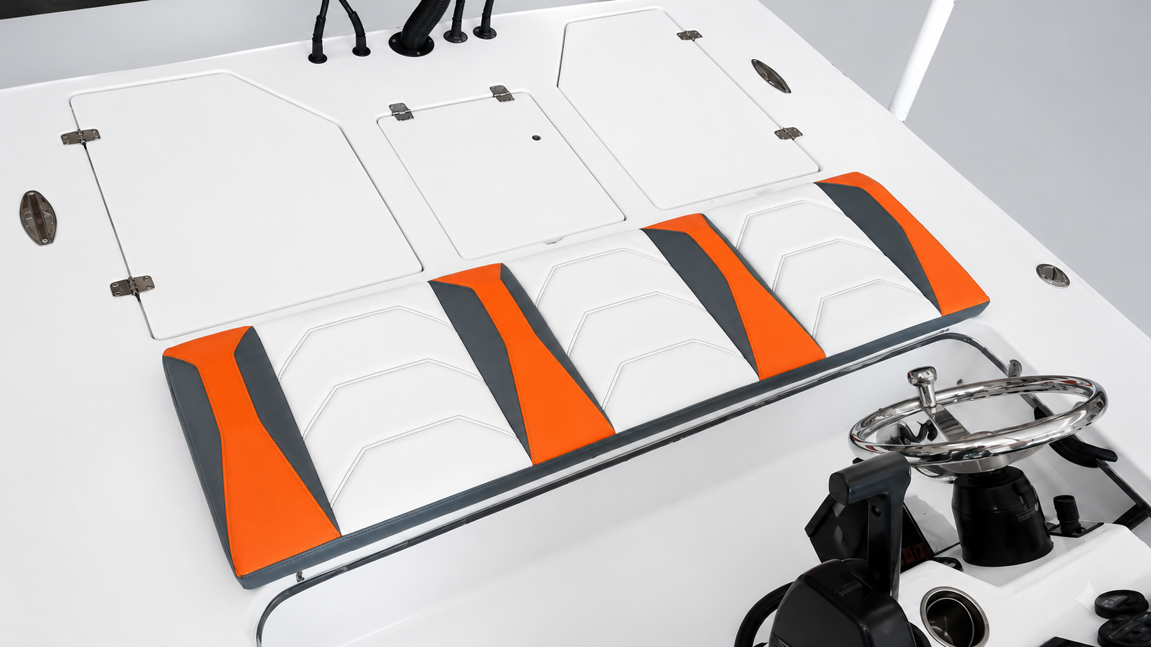 Marine upholstery installation