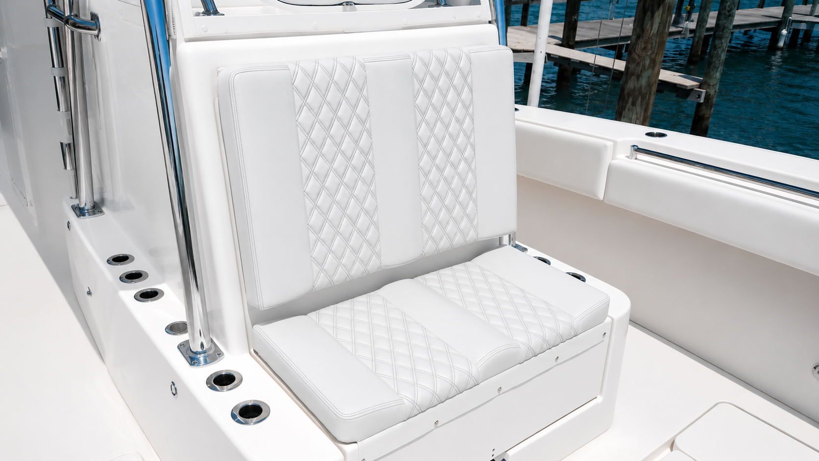 Custom boat interior seating