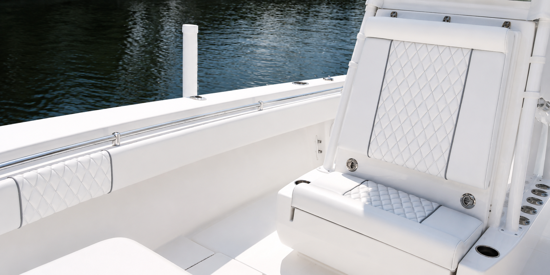 Premium upholstered marine cushion