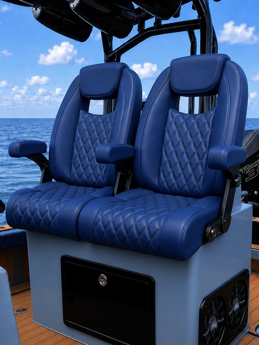 Premium marine captain chair