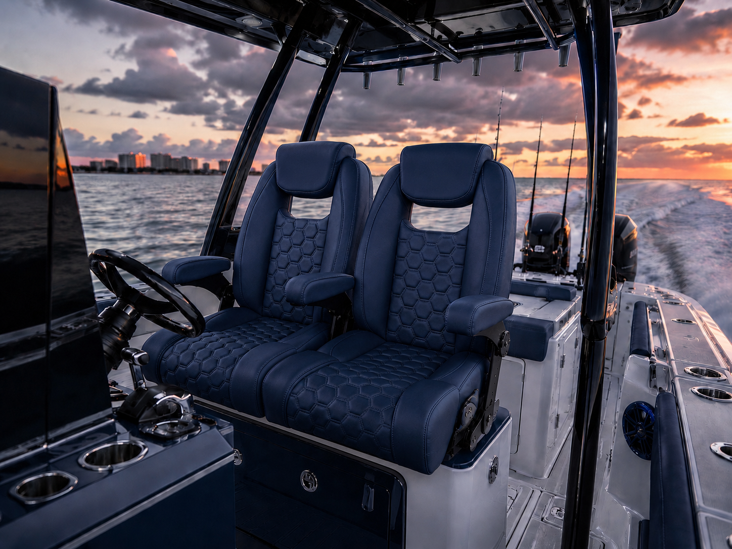 Premium captain chair detail