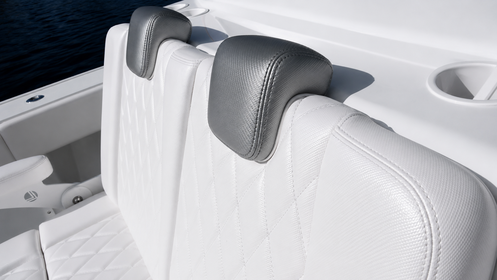 Premium marine quilting detail