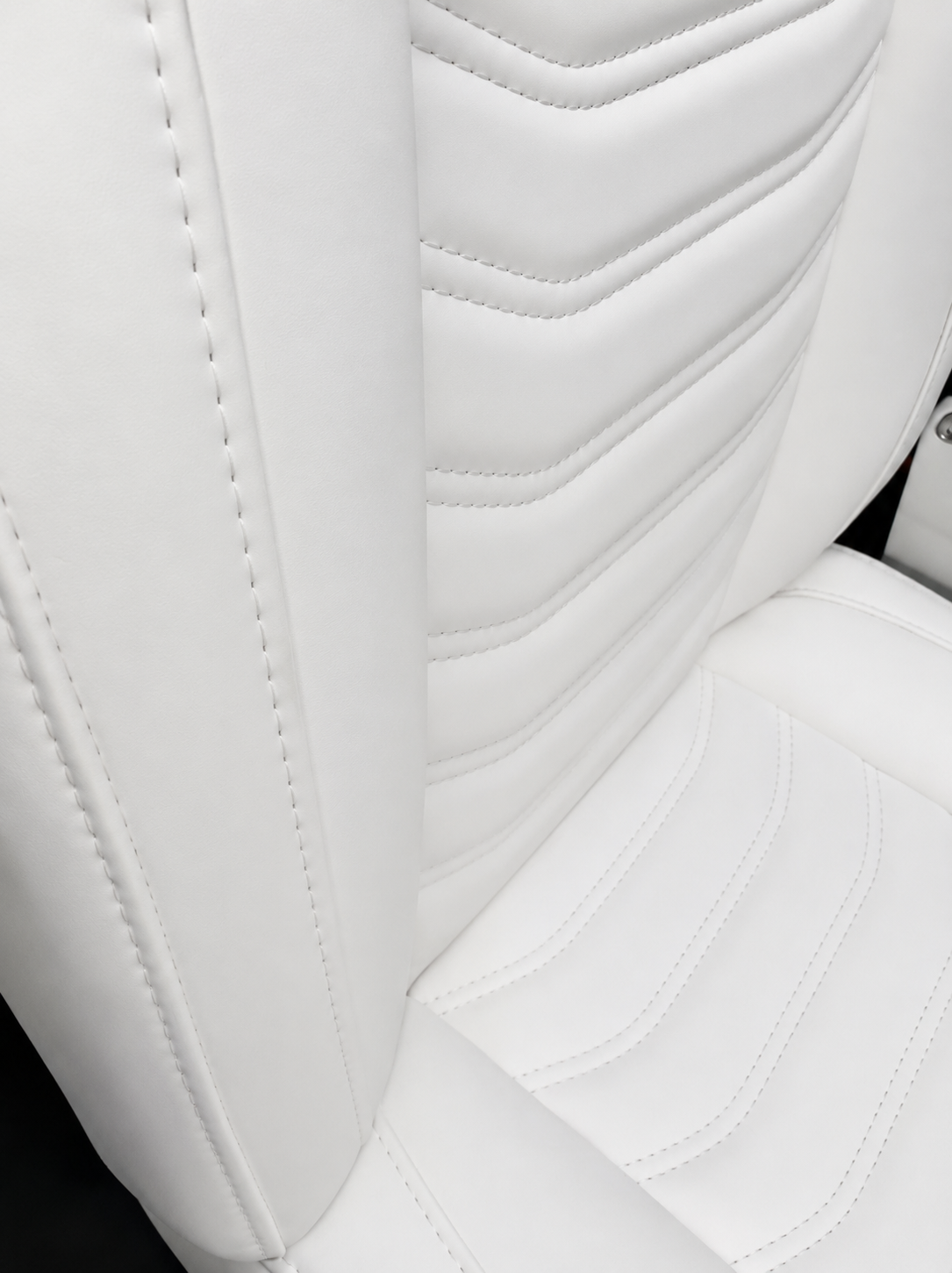Marine upholstery material detail